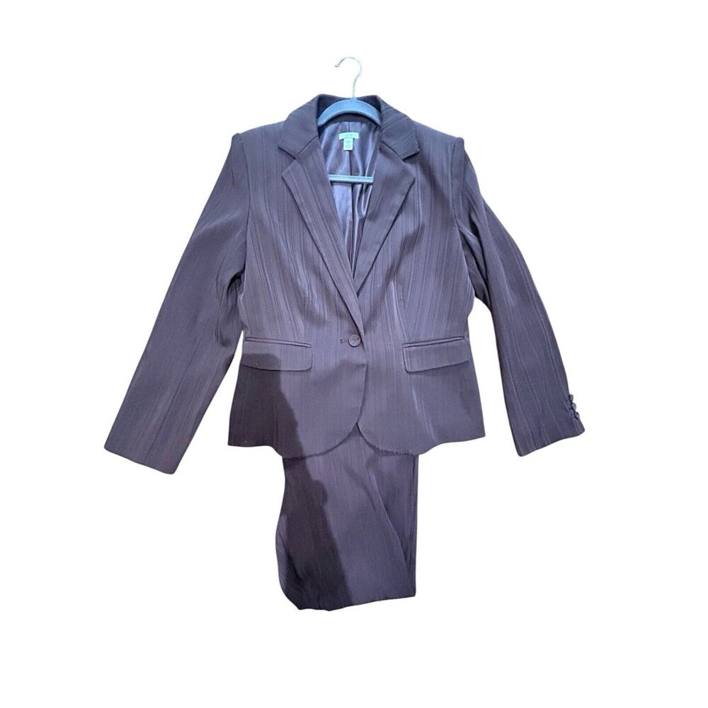 Apt 9 Women’s 2 Piece Pants Suit Size 12 Brown